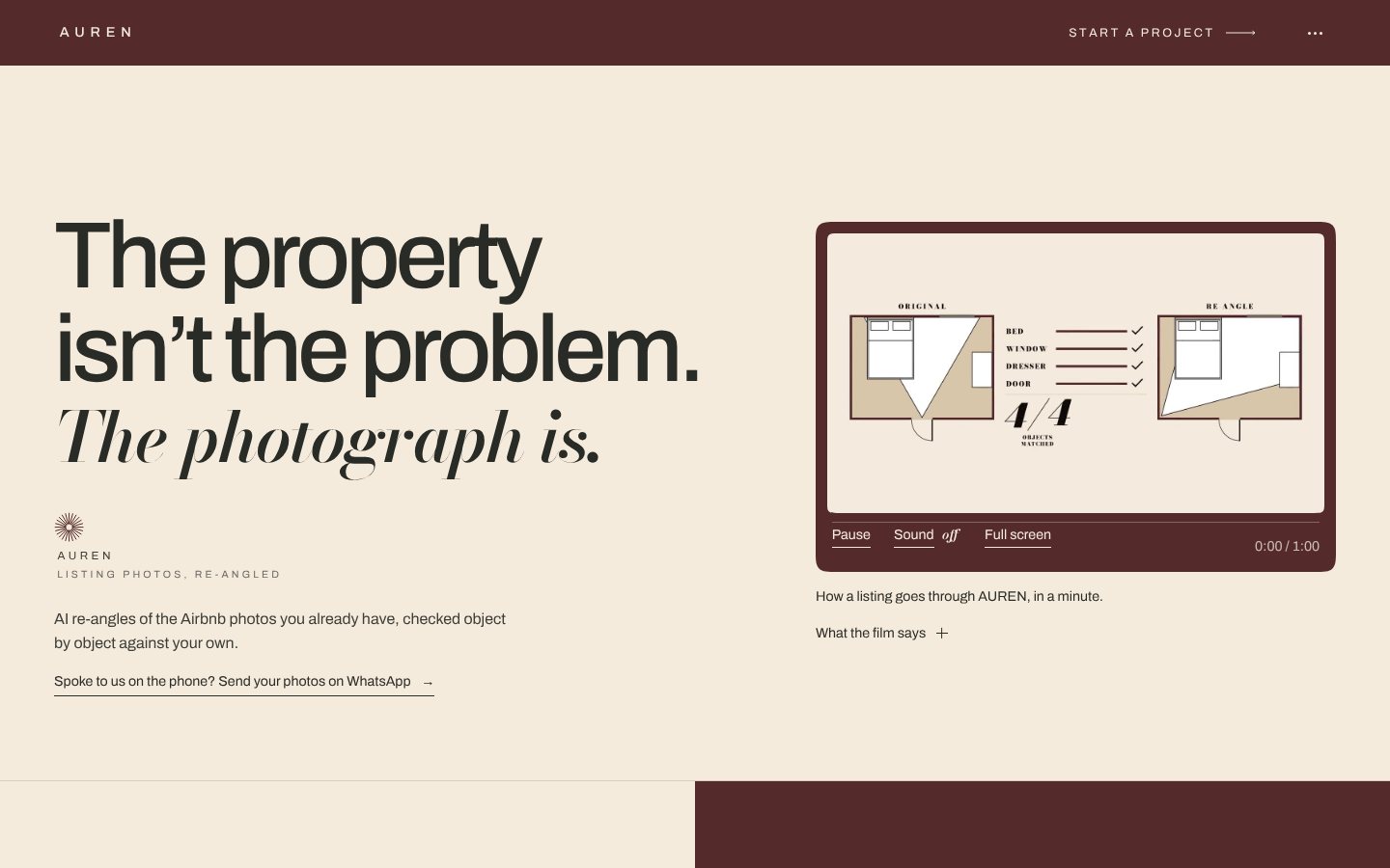 The AUREN homepage
